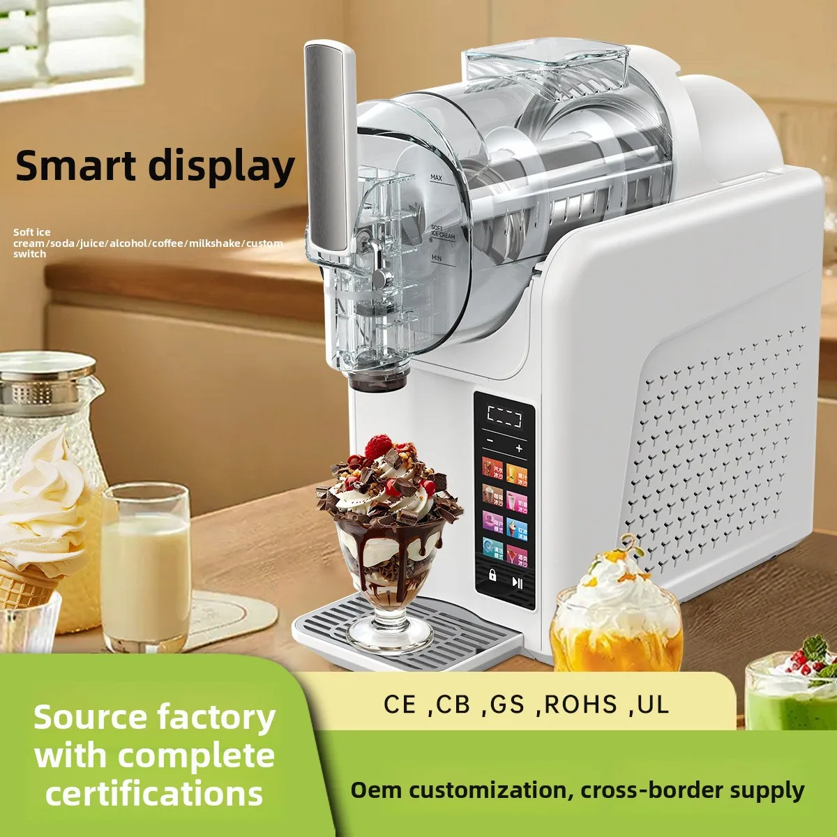 Commercial Food Beverage Smoothie Slushie  Ice Slash Puppie Slurpee Frozen Making Slushy Maker Slush Machine - view 3