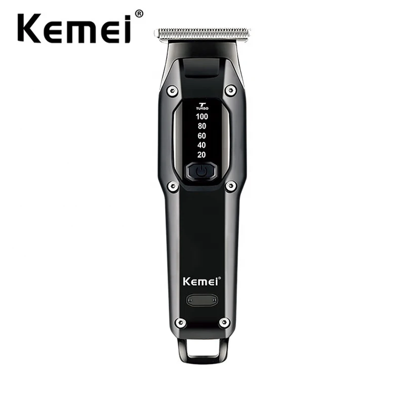 Kemei Cordless Hair Trimmer Professional Rechargeable Hair Clippers Haircut Machine Grooming Cutting Kit Electric Razor for Men