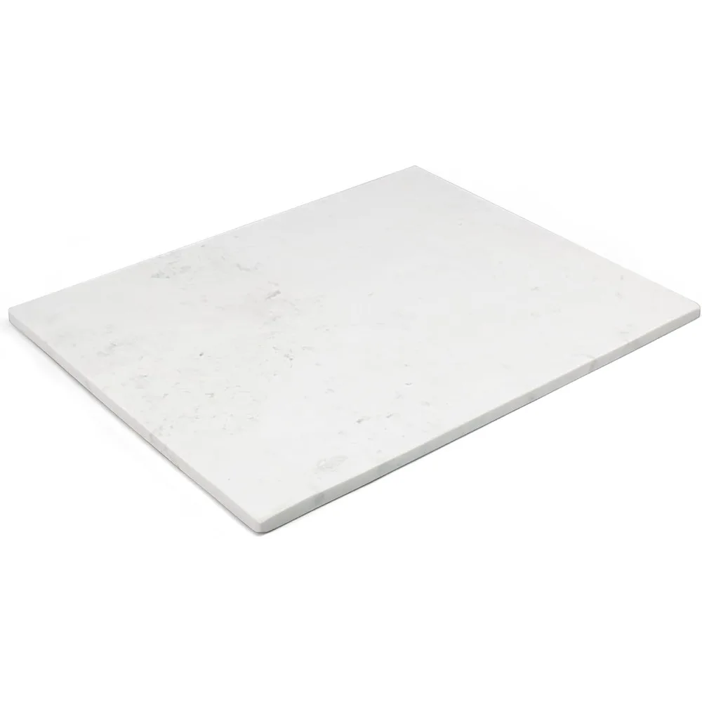 

Разделочная доска из натурального мрамора — большая разделочная доска для камня 19,7*15,7 дюйма, столешница, каменный поднос для ковбари с нескользящим основанием f