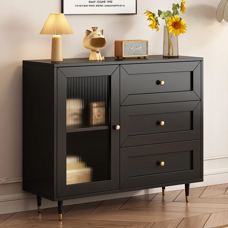 

160x35x90cm Mid-century modern living room locker luxury 3-stage drawer storage cabinet Multipurpose furniture for home