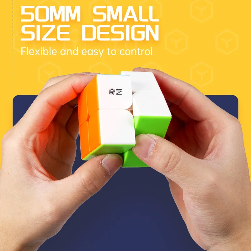 QiYi Speedcube QIDI S2 Magic Cube 2x2x2 Professional 2x2 Speed Puzzle 2×2 Children's QY Toys Original Cubo Magico for Games