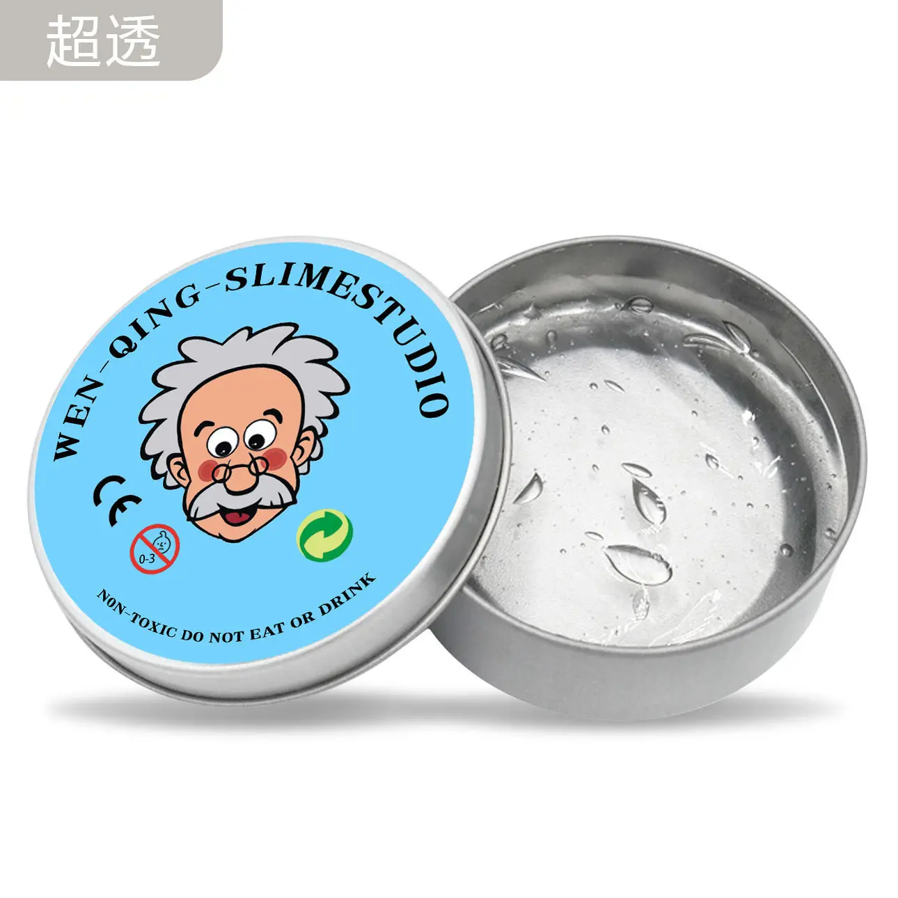 #/ Reusable Putty Liquid Crystal Bouncy Slime Toy Set Kid Safe Mud Stress Relief Toys Color Clay  Handmade DIY Handgum Playdough - view 4