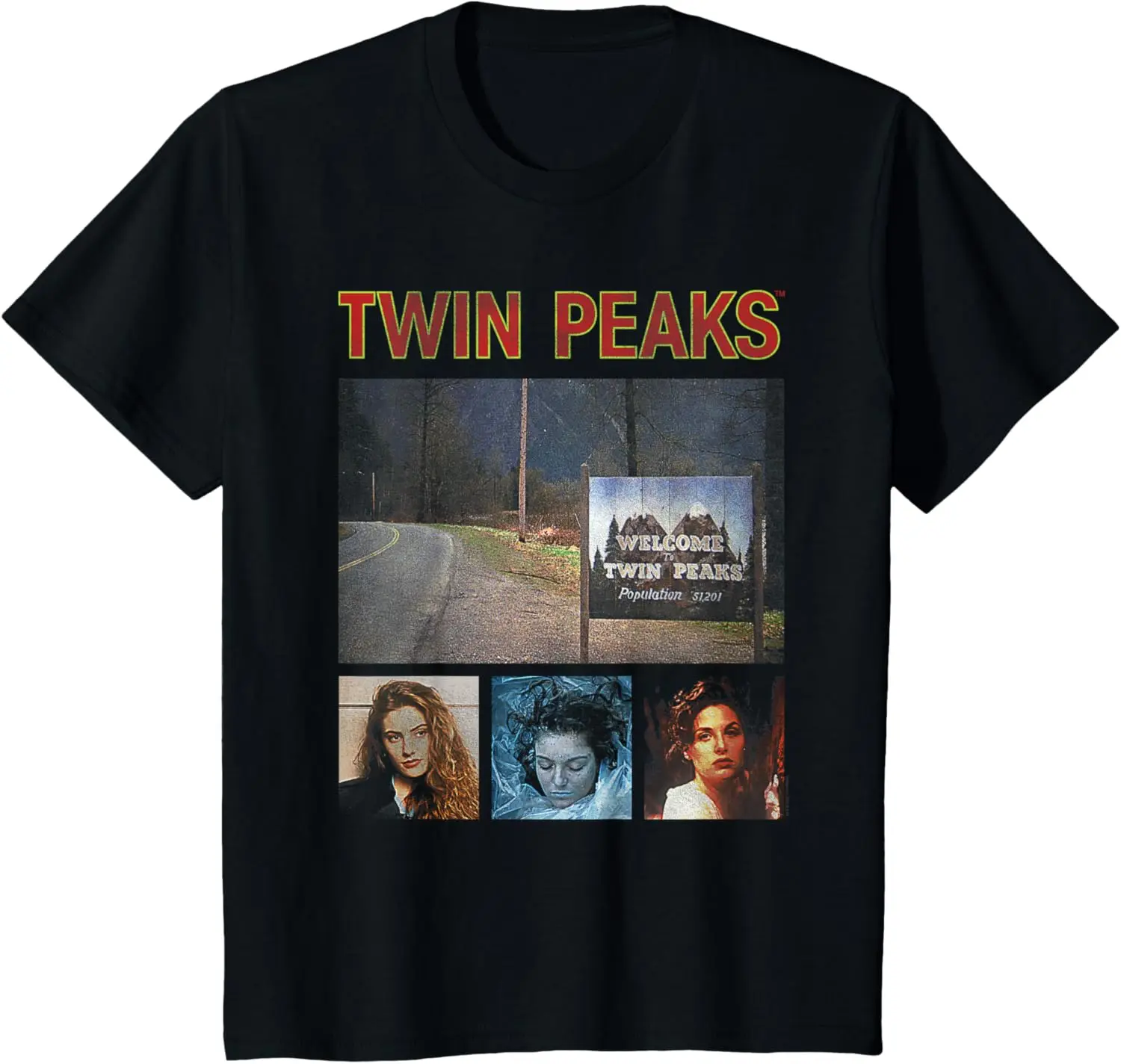 Camisetas clásicas con estampado gráfico de Twin Peaks Laura Palmer para hombre y mujer, camiseta de algodón con cuello redondo, camisetas de moda Harajuku de gran tamaño