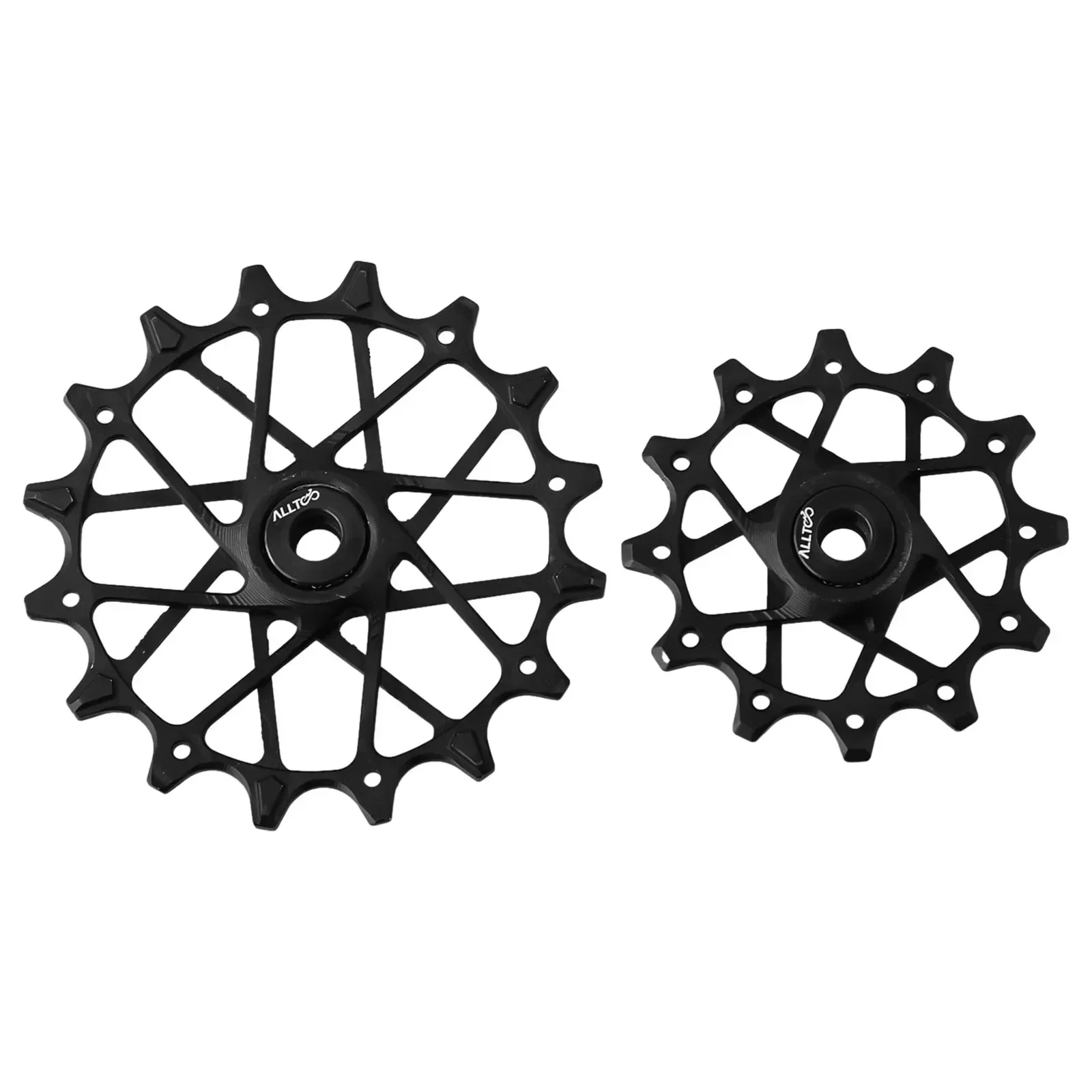 2pcs Bike Rear Derailleur Pulley Wheels 12T+16T CeramicsBall Bearing For Sram Bicycle Rear Derailleur Guide Wheel 2 0 2 4    NEW