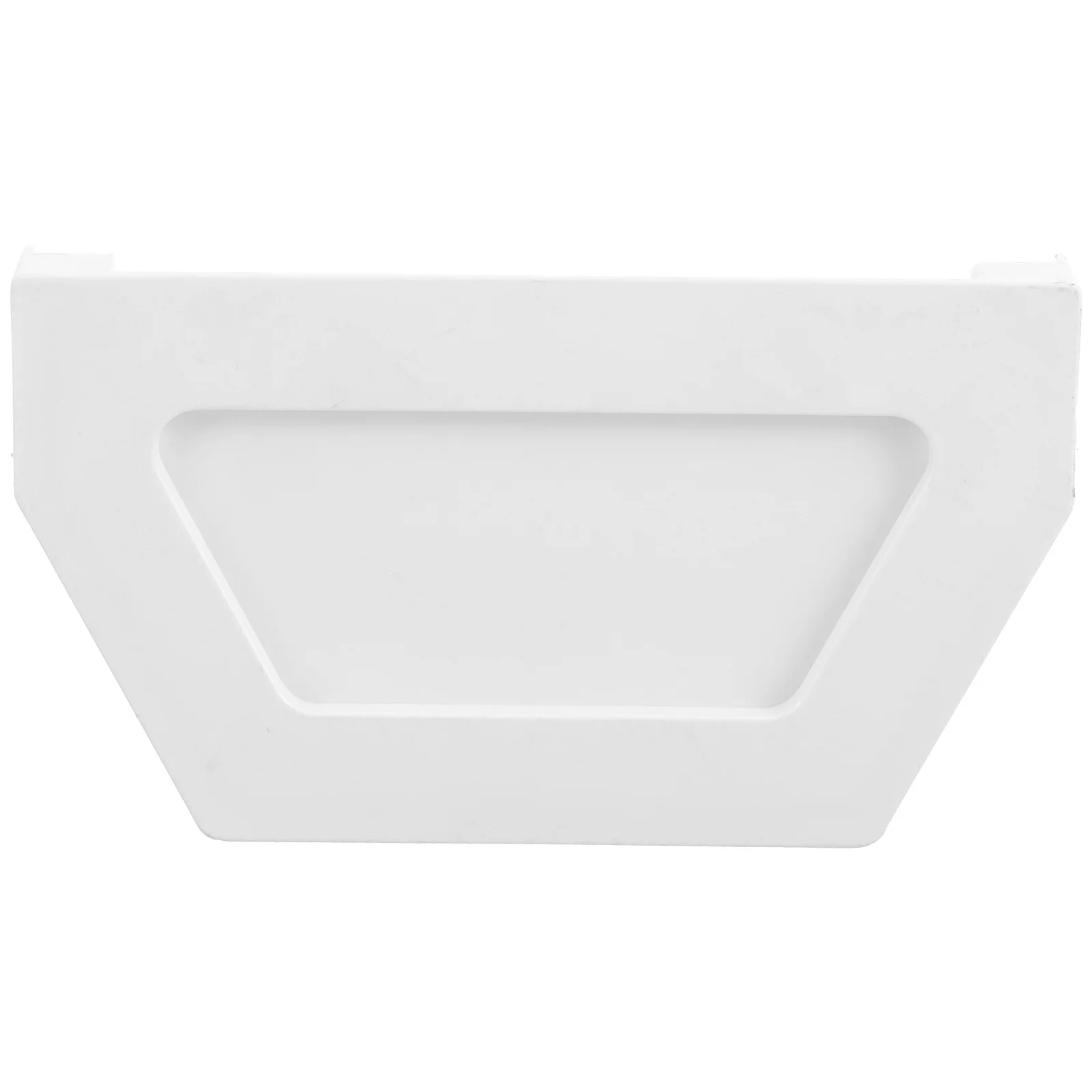 Gutter End Cover PVC Sink Bilateral External Plugging Seal Downspout Parts Covers White