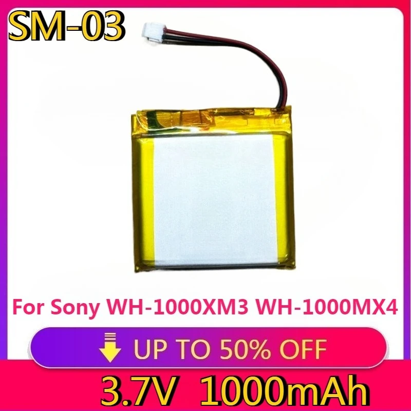 

New High quality SM-03 SP624038 1000mAh Battery For Sony WH-1000XM3 WH-1000MX4 WH-XB900N WH-CH710N Headset Batterie Accumulator
