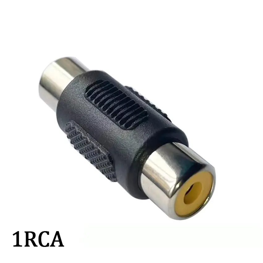 

10Pcs RCA female to female Audio Connector Adapter Plug video Coupler AV cable for CCTV camera