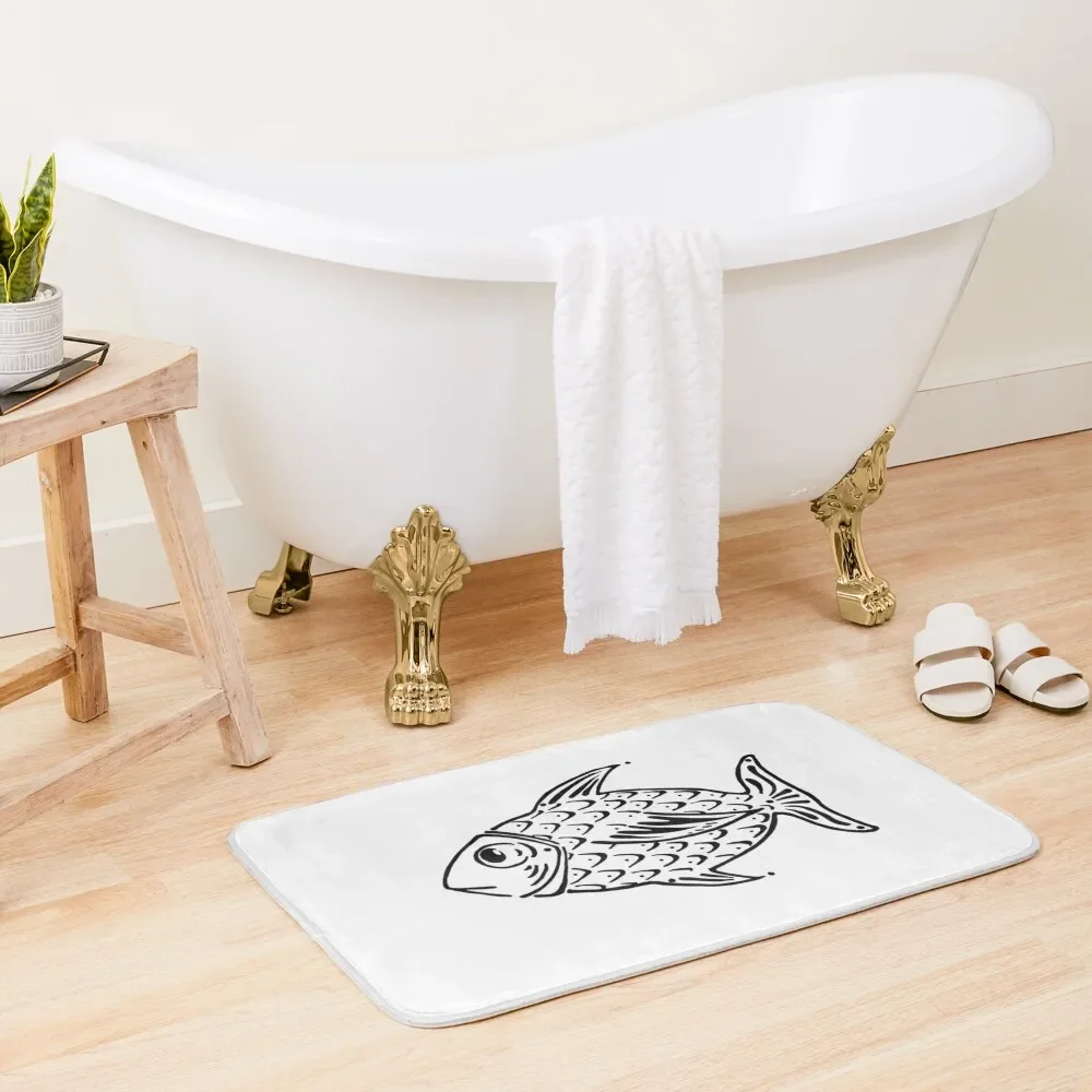 

A Fish Named Cicio Bath Mat Bathroom Utensils For Bathroom And Toilet Kitchen Mat