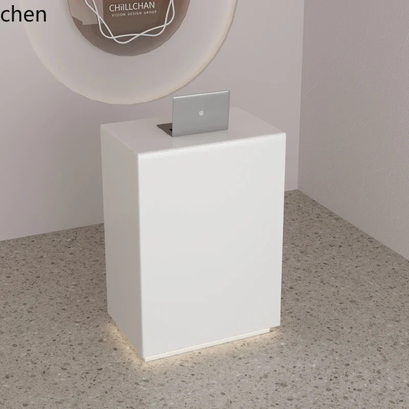HYS- small cashier paint shopping guide desk simple consultation welcome desk mini reception desk