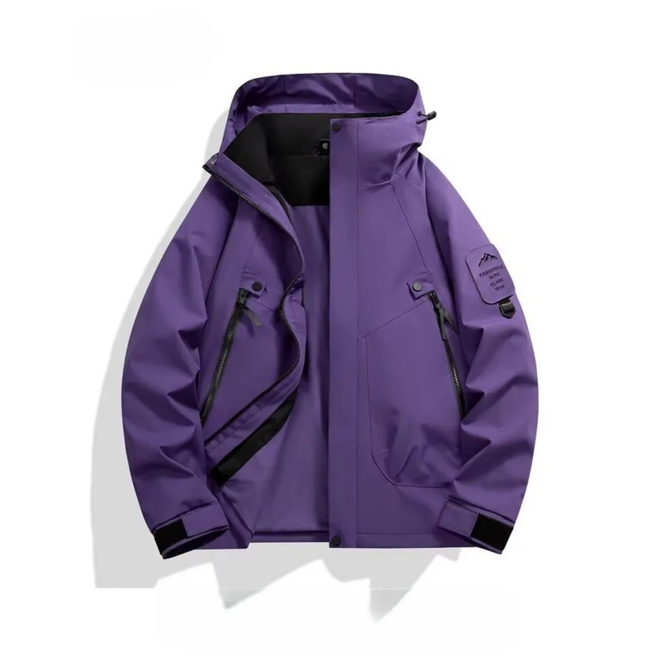 STLF مخصص يندبروف الشتاء على الجليد سترة الرجال الرياضة اليومية وسترة تزلج عادية مقاوم للماء يندبروف مقنعين سترة التزلج #5