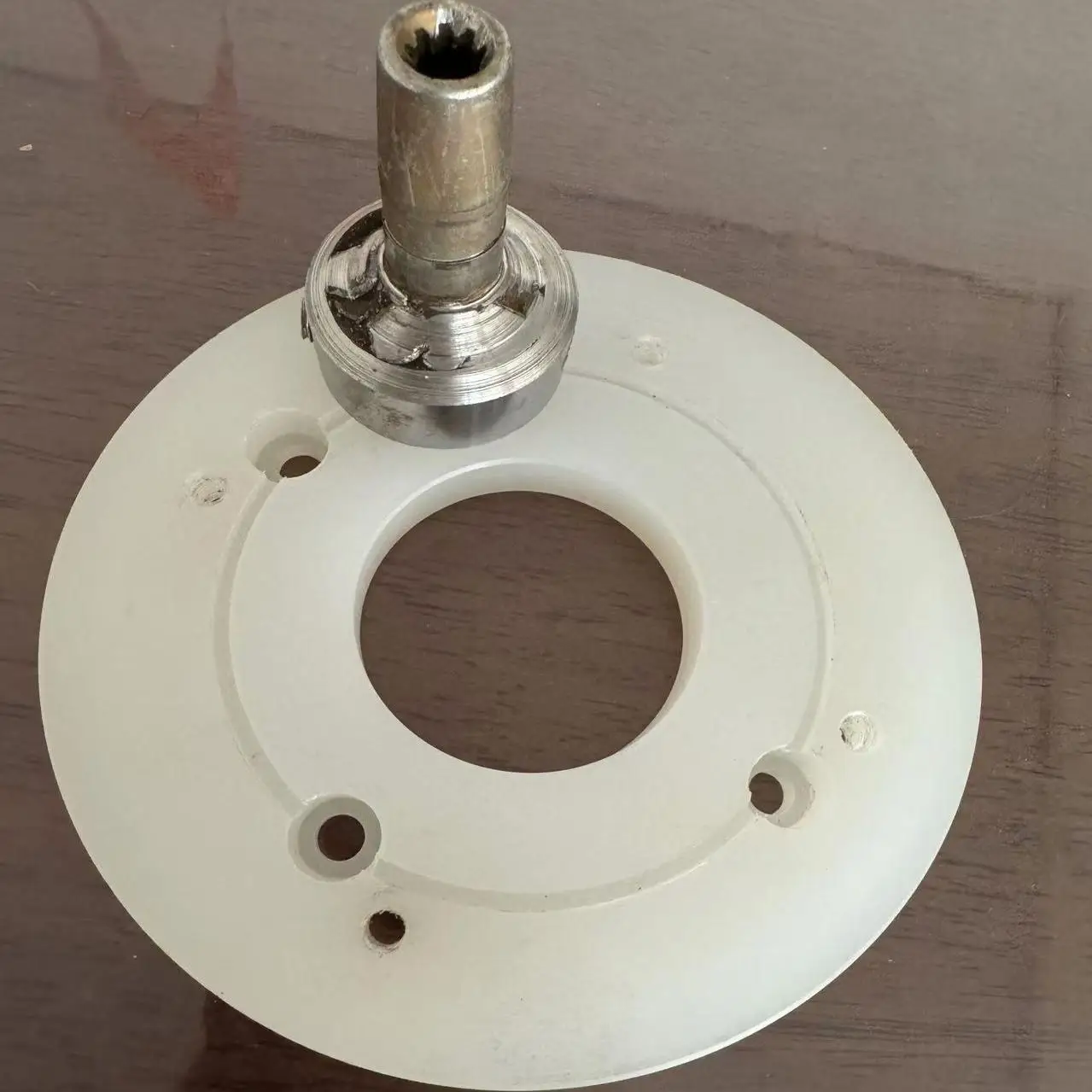 Electric Tricycle Motor Conversion Kit-Propeller Connector Shaft & Flange Plate Assembly Set - Outboard Engine Drive System DIY