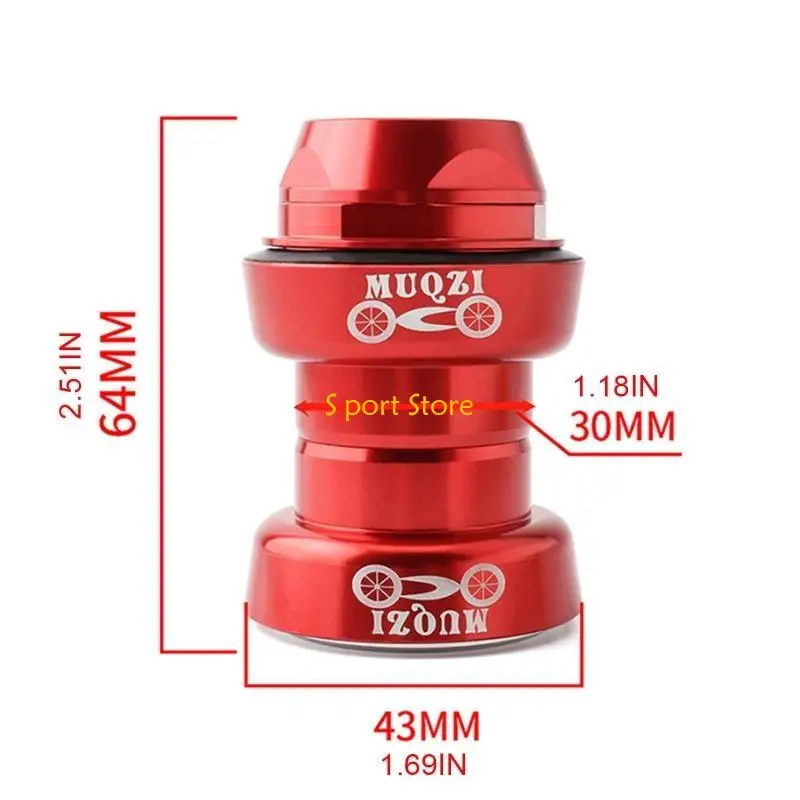 U2JB 30 ملم دراجة الطريق دراجة تحمل سماعة سبائك الألومنيوم الدراجة الجبهة شوكة الجذعية سماعة