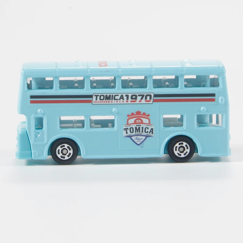 Takara Tomy Aisa Tomica No.90 London Bus Cars Hot Pop 1:64 Car Alloy Toys Motor Vehicle Diecast Metal Model for Children