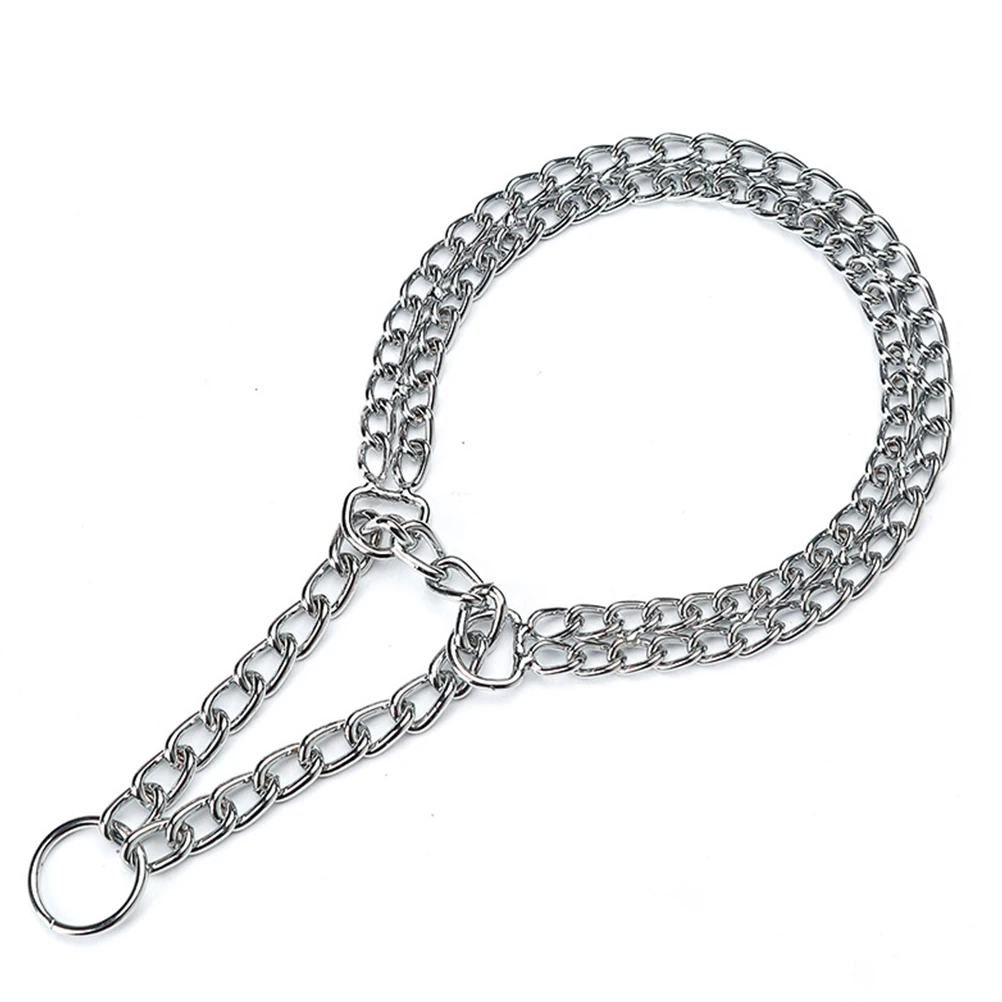

Adjustable Metal Dog Training Silver Corrosion Resistant Chain Pet 2.0Mm X 40Cm (Silver) For Dog P Chock