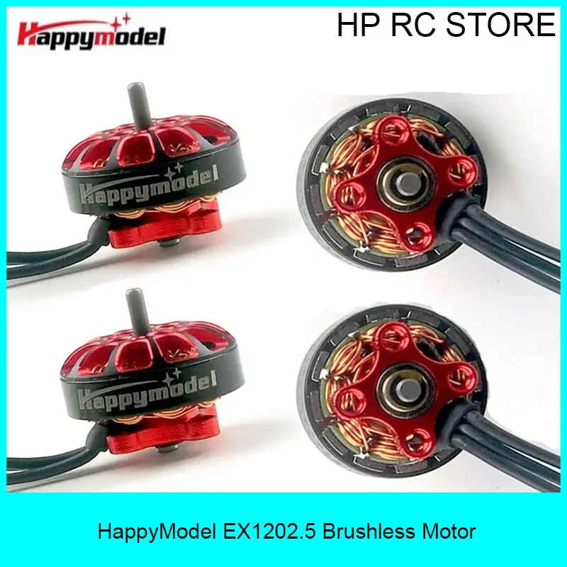 

4PCS HappyModel EX1202.5 1202.5 6400KV 8000KV 11500KV 1-3S Brushless Motor for RC FPV Racing Freestyle 3Inch Toothpick Drones