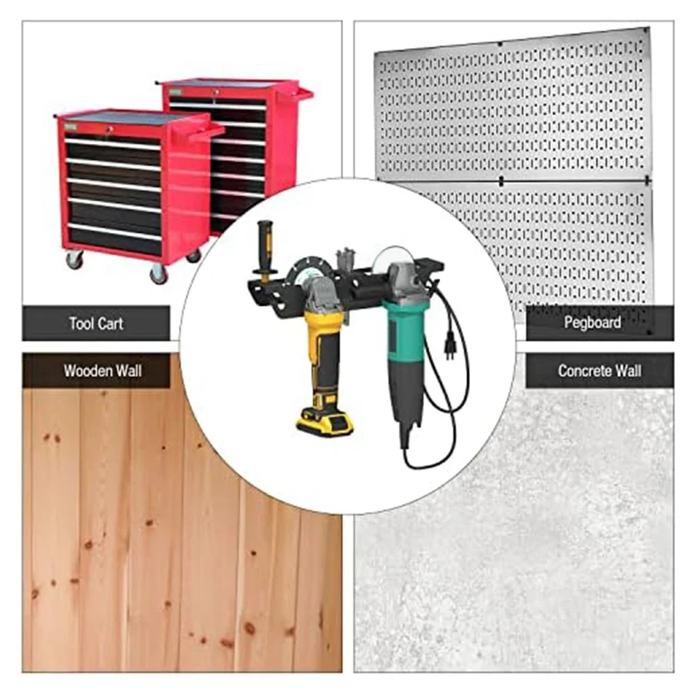 Cutters Angle Grinder Holder Cord Hanger Accessories Cord Hanger Durable Construction Vertical Storage Solution