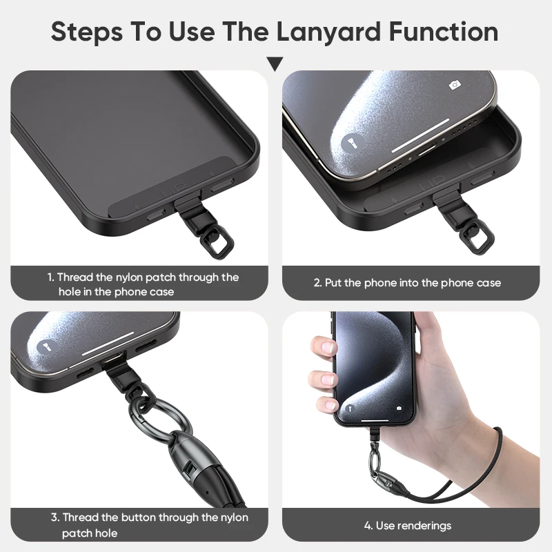 كابل بيانات 48V5A من النوع C إلى النوع C 240 وات حبل شحن سريع للهاتف المحمول USB-C مناسب لهاتف iPhone15 Samsung Huawei Macbook #6