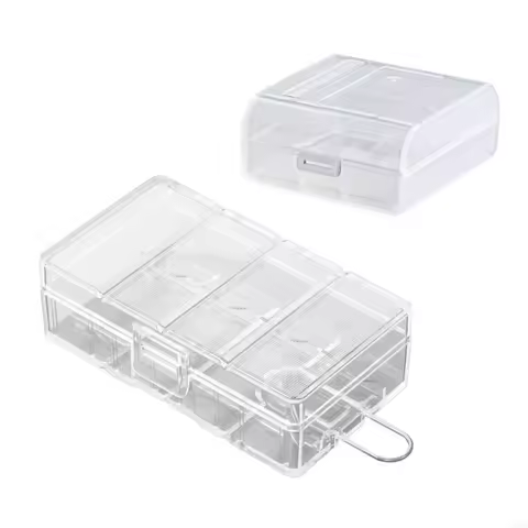 H37E Durability Battery Case Shock Resistant Storage Box for CR123 16340 Battery