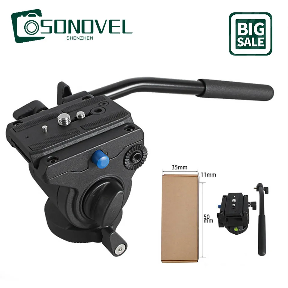 

Cross Border Specialized SLR Camera Tripod Professional Hydraulic With Handle Photography Stable Pan Head Adapter Accessories