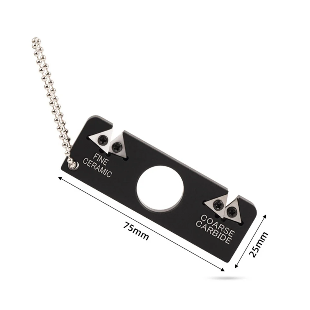 

1Pcs Knives Sharpener Portable Small Cutter Sharpener Ergonomic Compact Design Easy Use Knives Sharpening Tool for Home Outdoor