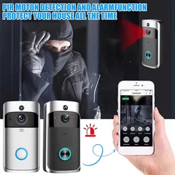 Ring & Video Doorbell WITH Camera Wireless WiFi Security Phone Bell 720PHD