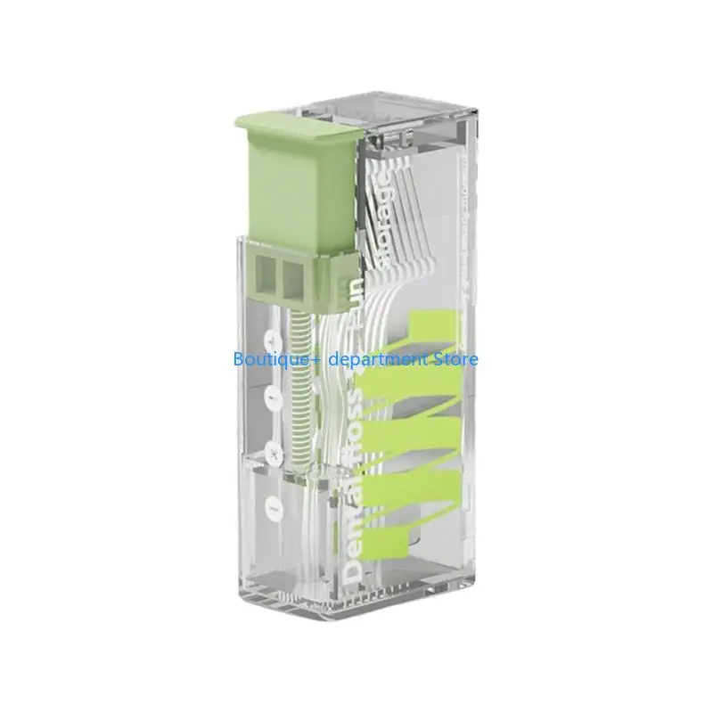 E1PD Automatic Dispensing Dental Floss Organiser Carry Case for Hygiene Maintenance