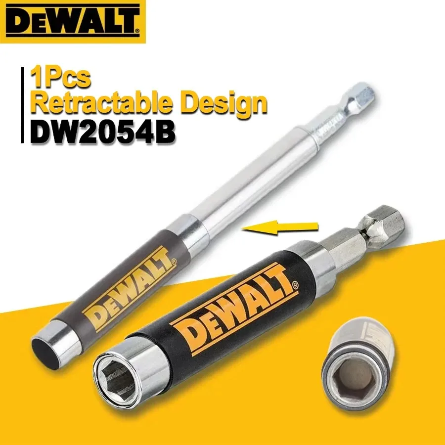 DEWALT DW2054B Suporte Magnético para Pontas de Parafusadeira e Brocas, Adaptador Magnético de 1/4 pol. para Soquetes de Parafusadeira, Acessórios para Ferramentas