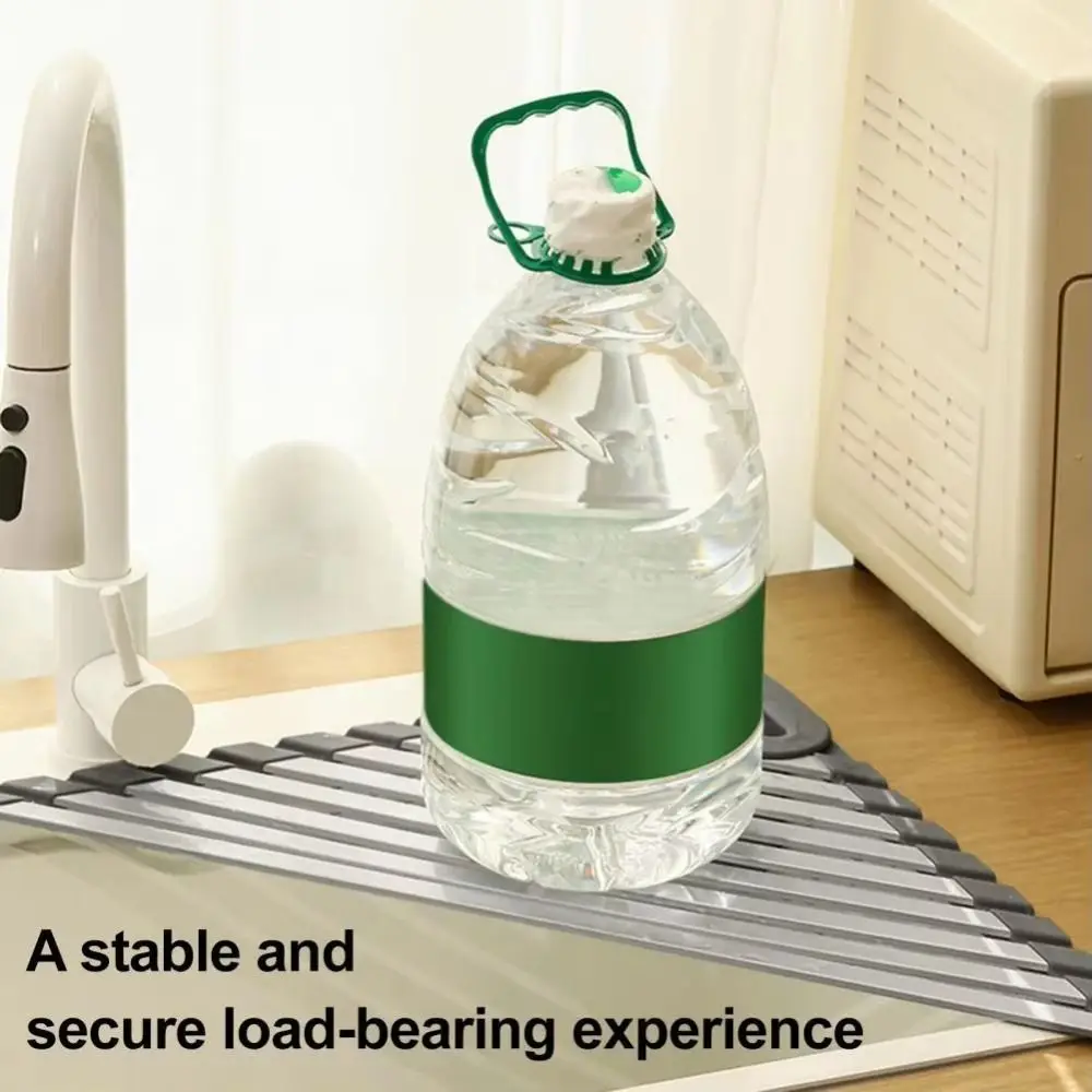 

Многоцелевой износостойкий органайзер для хранения, прочная складная полка для хранения раковины, нескользящая треугольная раковина с фильтром для воды