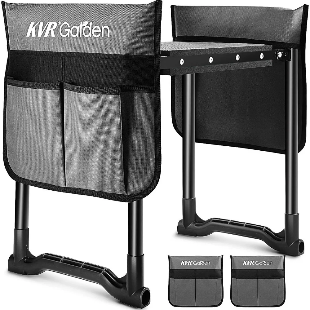 

Heavy Duty Foldable Garden Kneeler Seat, Widened Bench for Comfort, Anti-Rust Stool to Prevent Back Pain - Gift for All