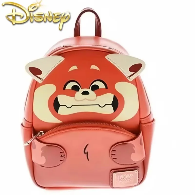 Hot Selling Arrival Disney Loungefly Lesser Panda Meimei Backpack Anime Double Strap Shoulder Bag  Girl Bag Christmas Gift