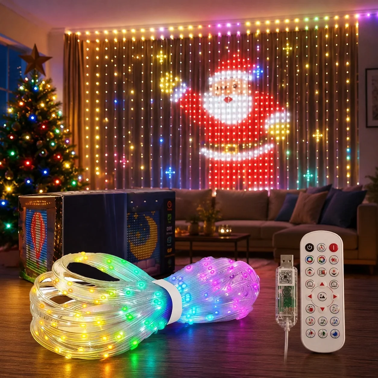 Guirlandes lumineuses de Noël - Home Decor Free App avis et prix