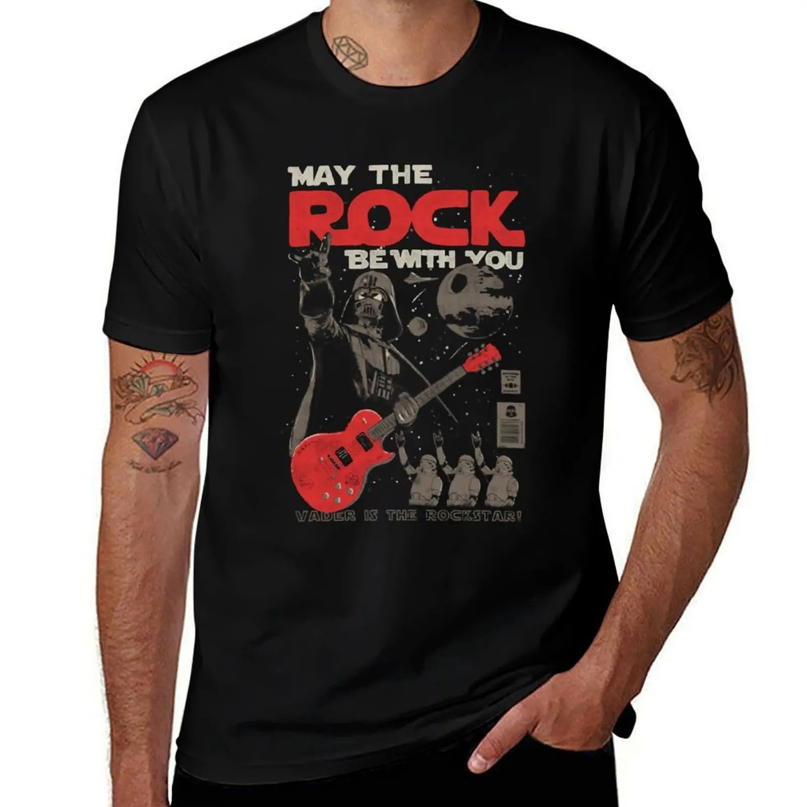 

May The Rock Be With You T-Shirt printed t shirts for man man t shirts graphic T-Shirt