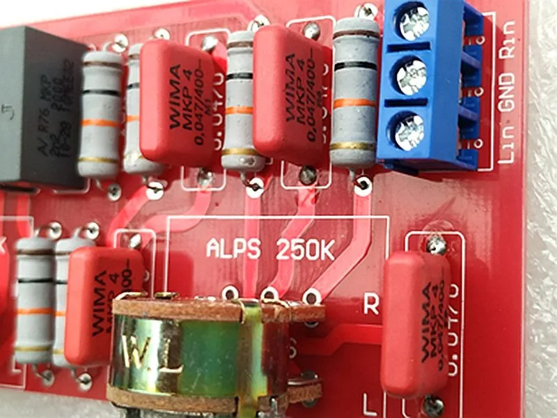 Fever Pre-stage Passive Attenuation Tone Board with High and Low Bass Passive Tone Control Circuit Hifi Finished Board