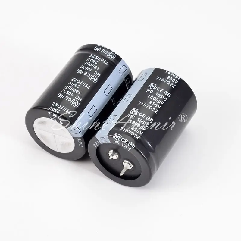 5PCS 250V1800UF HC 35*50 105℃ Aluminum Electrolytic Capacitors High frequency long life New Original