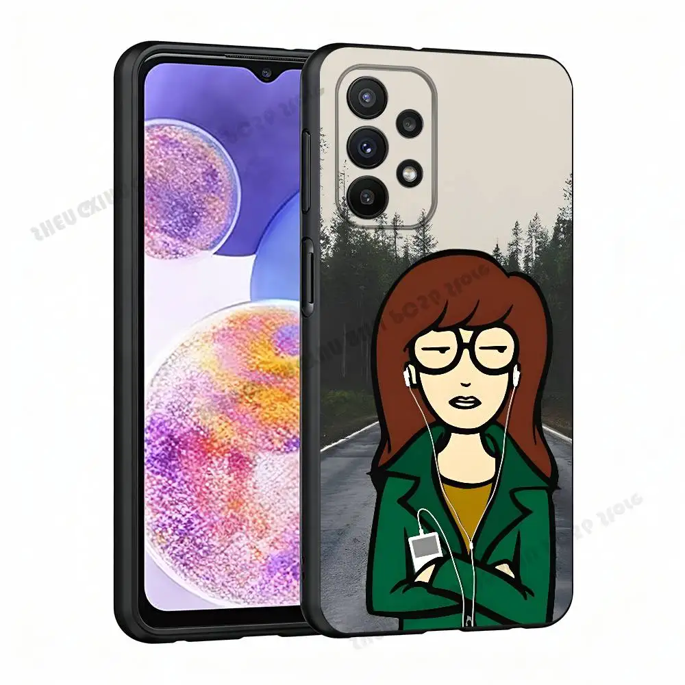 Funda de dibujos animados D-Daria para Samsung A21 31 51 53 71 20 22 30 32 42 50 10 11 4G 5G