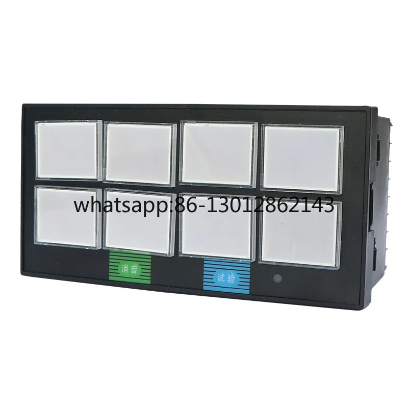 Intelligent flash alarm, sound and light alarm instrument, controller, 8-channel intelligent digital display