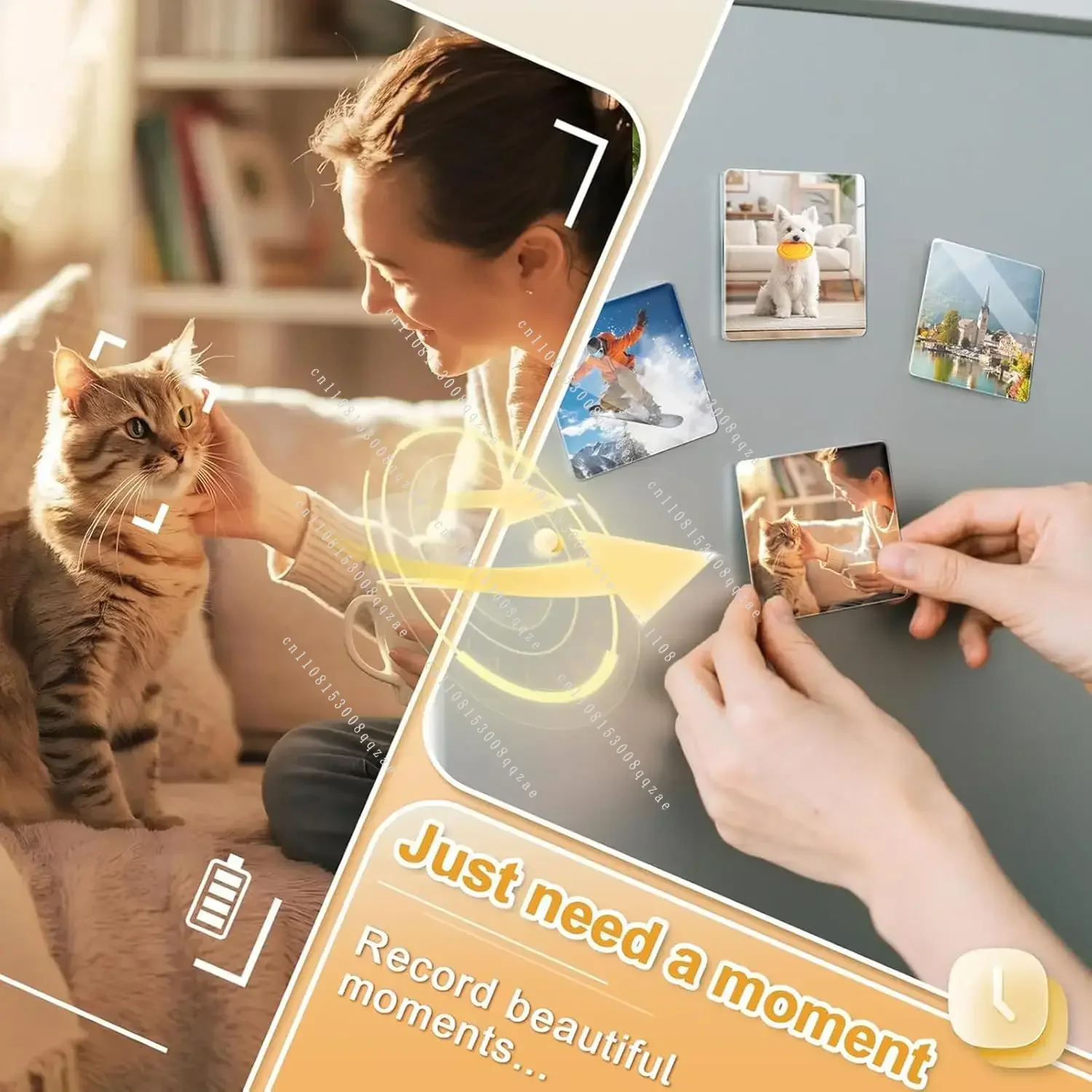 50-80mm Cardboard/Acrylic DIY Fridge Magnet Maker Machine Rectangular Magnetic Materials Supply Paper Cutter Photo Sticker