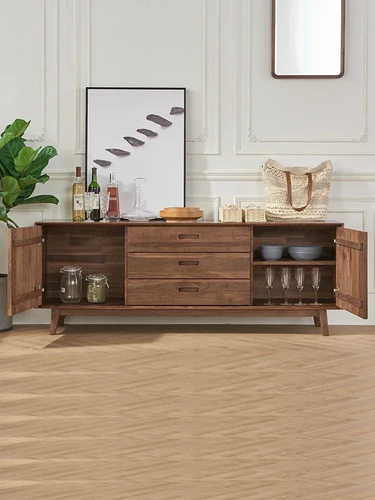 Sideboard  Living Room Solid Wood  Wall Storage  Home Locker Nordic Entrance