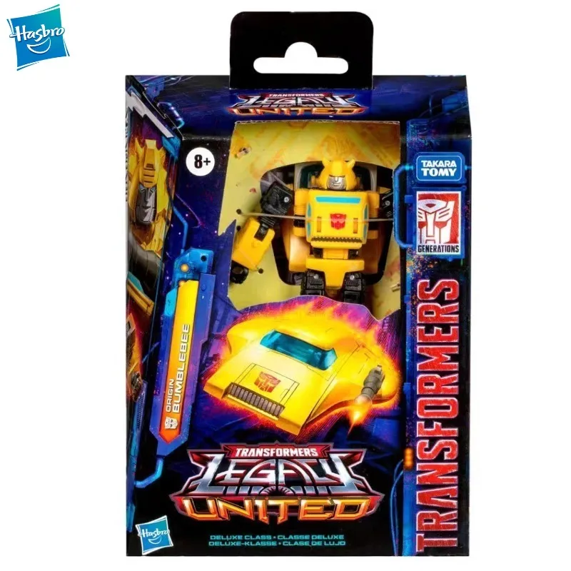 Nuovi Giocattoli Originali Hasbro Transformers Legacy United Deluxe Class Origin Bumblebee Cybertron Autobots Action Figure
