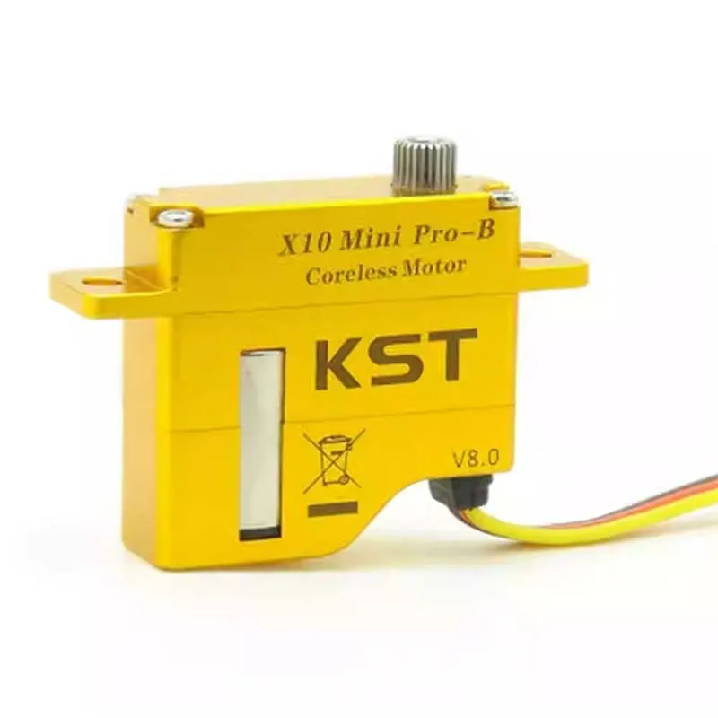 KST X10 pro mini A B Mini Metal Digital high-pressure High-speed high-Torque 8KG glider rudder