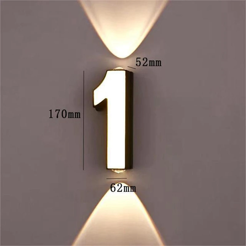 Outdoor Waterproof Wall Lamp Brief Bedroom Bedside Hallway Staircase Atmosphere Exterior Wall Door Background Wall Lamp-ABLA
