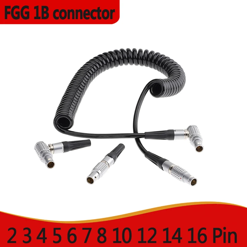 

FGG 1B 2 3 4 5 6 7 8 10-pin aviation metal circular male female plug connector conversion extension welding power spring cable