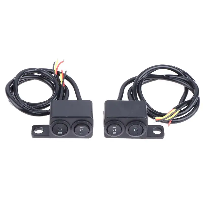 Switch Connector for Motorcycle Handlebar Two Three Gears Light On Off Button for Electric Scooter DIY Replacement