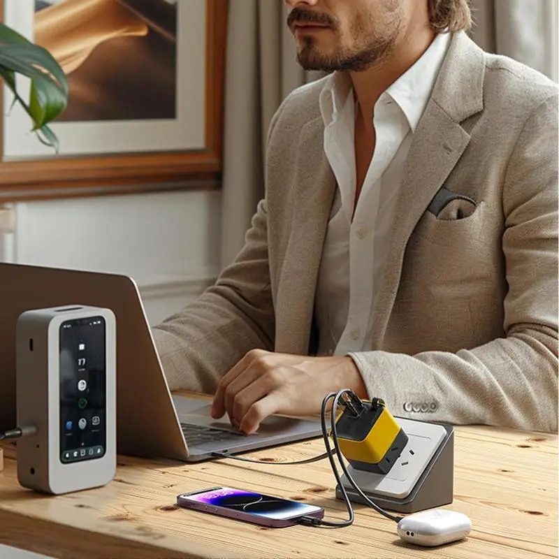 

Выдвижное зарядное устройство для телефона, настенная вилка, настенные вилки, 80 Вт, быстрая зарядка, многофункциональное зарядное устройство для настольного компьютера, путешествий, дома, взрослых, женщин