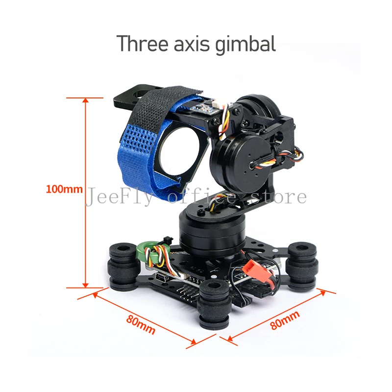 3-Axis Brushless Gimbal Camera Mount & 32bit Storm32 Controller Broad For Gopro3/Gopro4/SJ4000/Xiaomi FPV Camera Drone