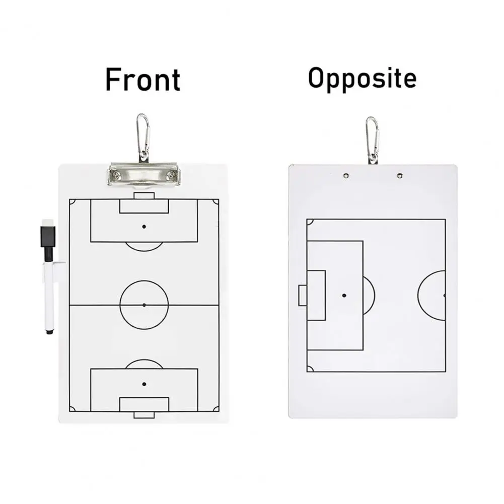 Soccer Whiteboard Multi-purpose Sports Board Professional Soccer Coaching Scoreboard with Erasable Pen for Coaches for Soccer