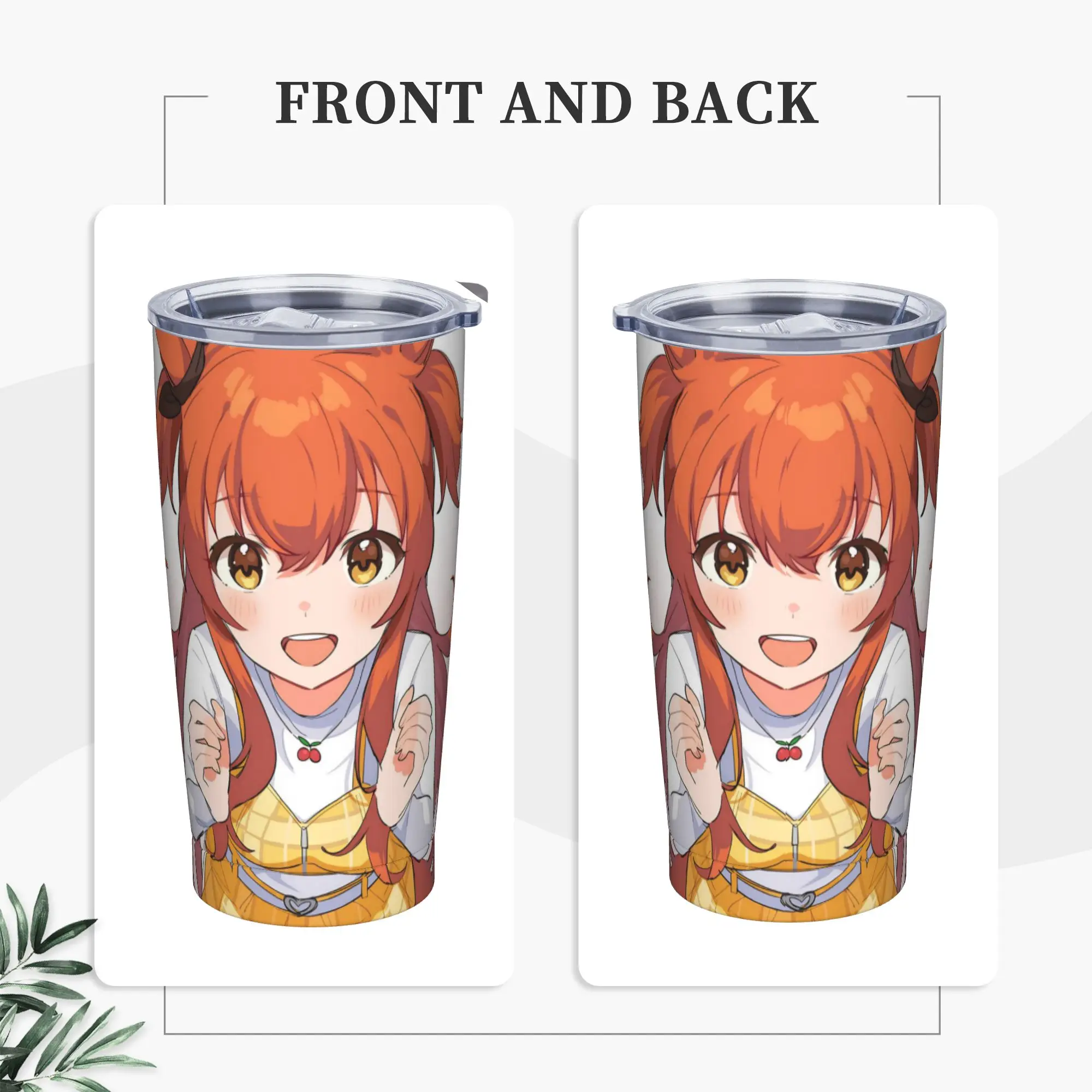 Stainless Steel Tumbler Umamusume Pretty Derby Mayano Top Gun Thermal Mug  Keep Heat Cold Drink Mugs Cup Travel Water Bottle