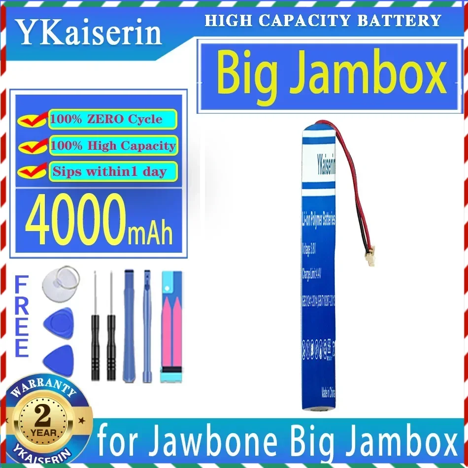 YKaiserin 4000mAh Replacement Battery for Jawbone Big Jambox Speaker