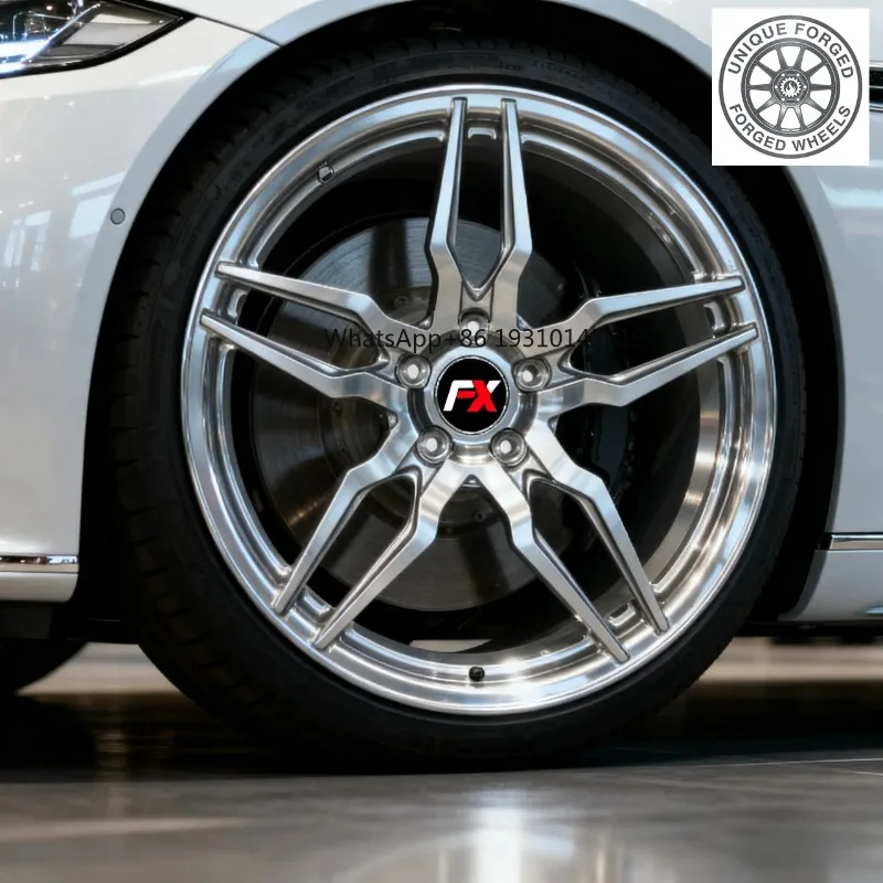 26 Style Custom High Quality Five Spoke Forged Alloy Car Rims 17 18 19 20 21 22 Inch 5x112 5x114.3 5x120 Wheels For Honda