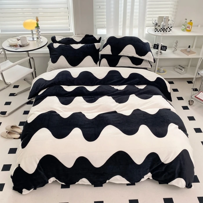 Wholesale New home choice goods kids 3D environmental printed jacquard cotton bed sheets for boys cashmere bedding sets